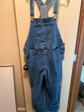 Classic Blue Denim Overalls no brand
